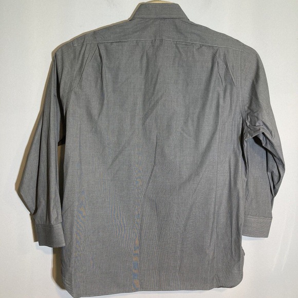 Polo Ralph Lauren Mens 17.5 34/35 Easy Care Button Up Shirt Black Houndstooth - Picture 4 of 7